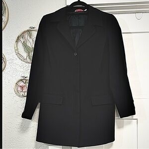 Y2K JOHNNY WAS VINTAGE BLACK BLAZER JACKET SIZE 8